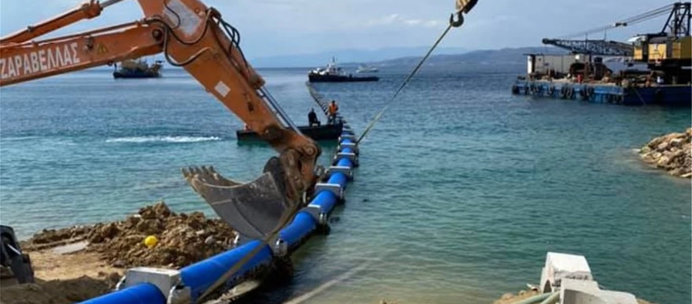  ΕΥΔΑΠ: Πόντιση υποθαλάσσιου αγωγού ύδρευσης για την Αίγινα